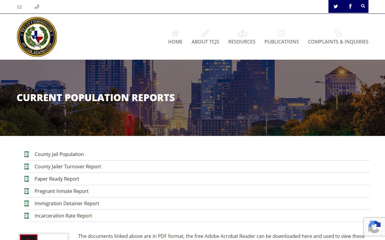 Llano County Jail population reports from Texas Commission on Jail Standards